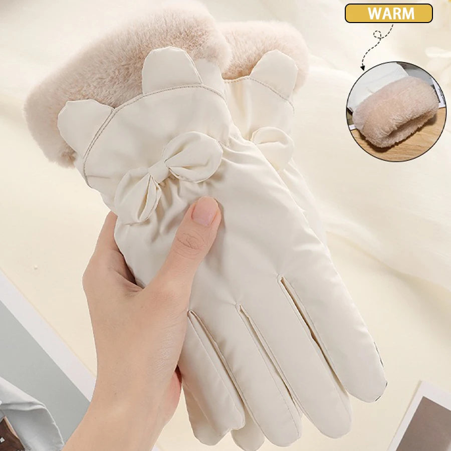 Elegant Touchscreen Winter Gloves for Women - product detail 2