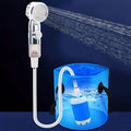 NOMOVA Portable USB Rechargeable Water Pump Shower Head