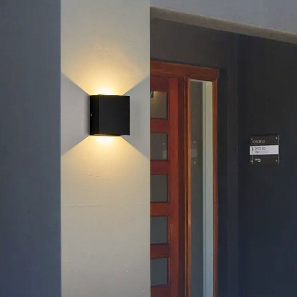 Luz de Pared con Sensor de Movimiento Ajustable Iluminación LED para Exterior