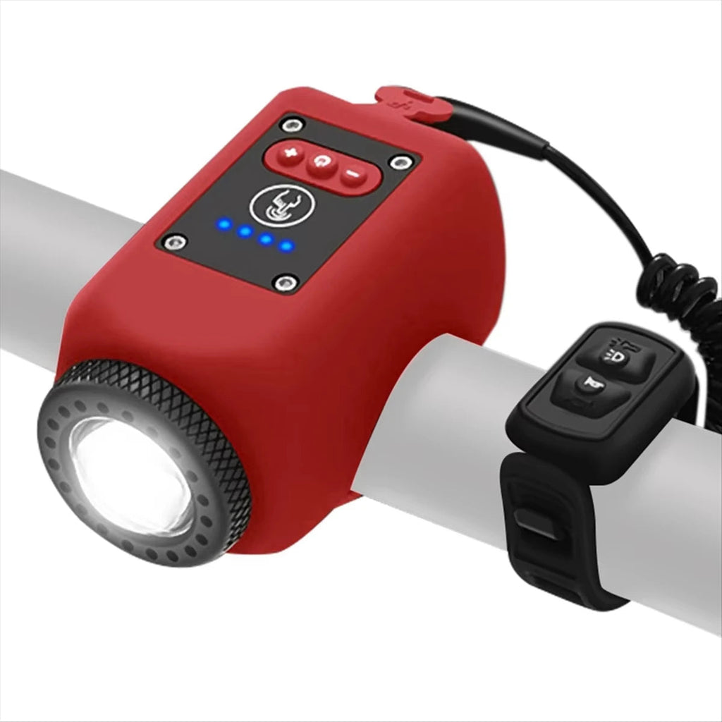 NOMOVA Electric Bike Horn and Front Light
