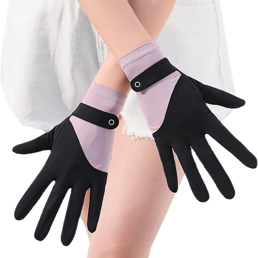 Womens Breathable UV Sun Protection Driving Gloves - product detail 6