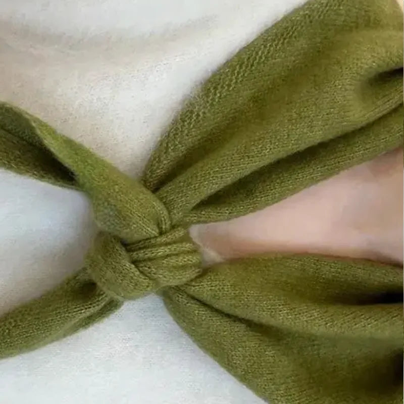 Korean Style Knitted Scarf for Winter Women - product detail 2
