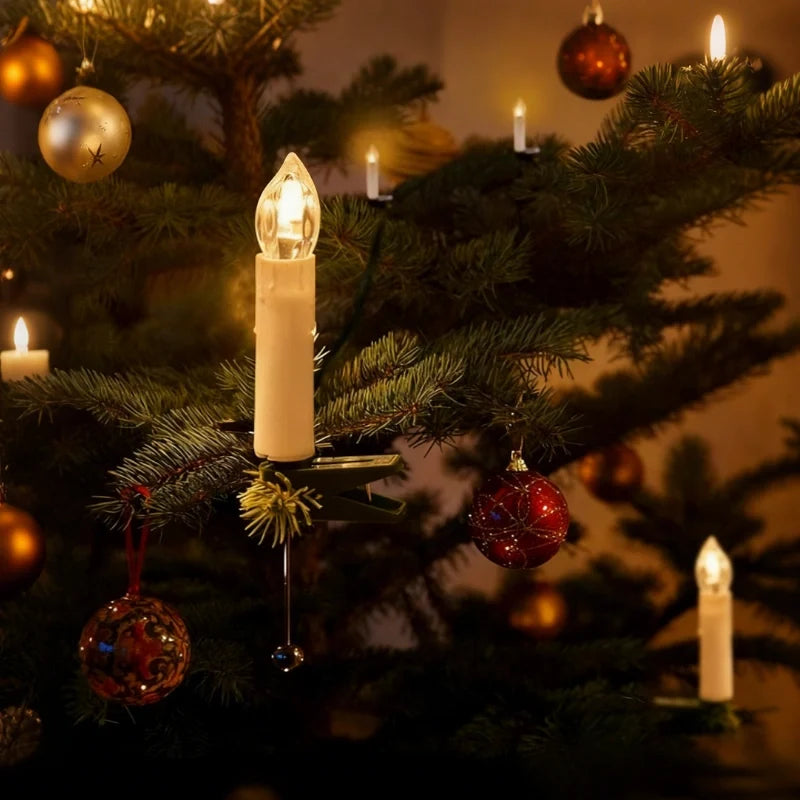 Cordless Clip-On Christmas Candles