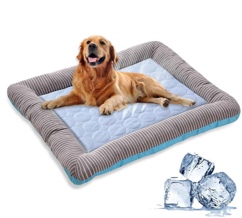 NOMOVA Cooling Dog Bed with Ice Silk Material