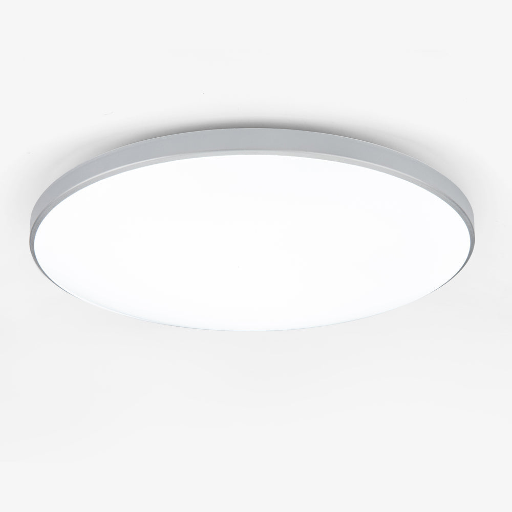 Luz de techo LED redonda moderna, montaje empotrado brillante para interiores