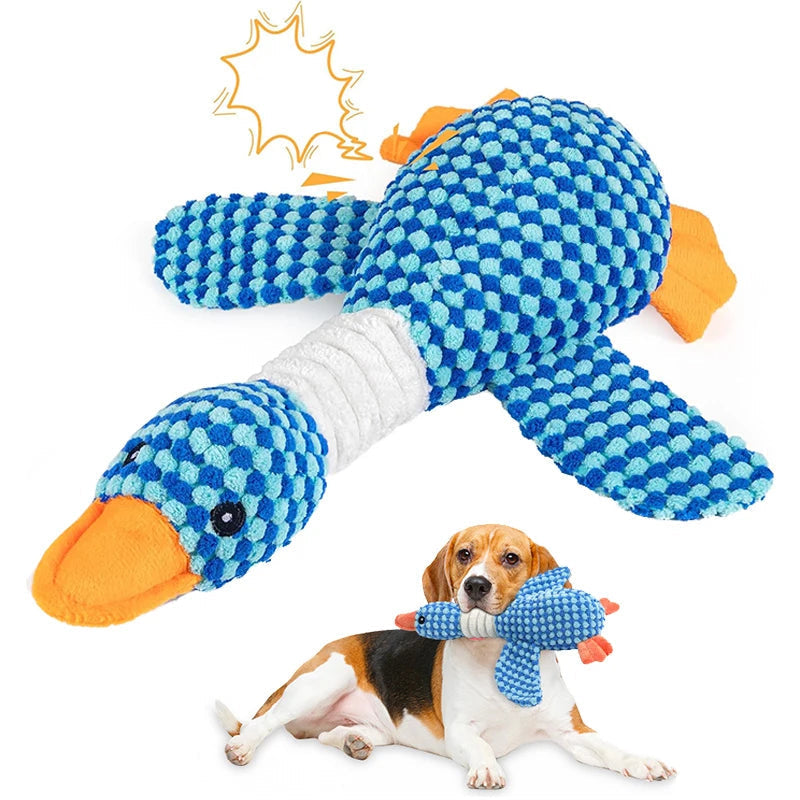 NOMOVA Plush Dog Chew Toy with Squeaker