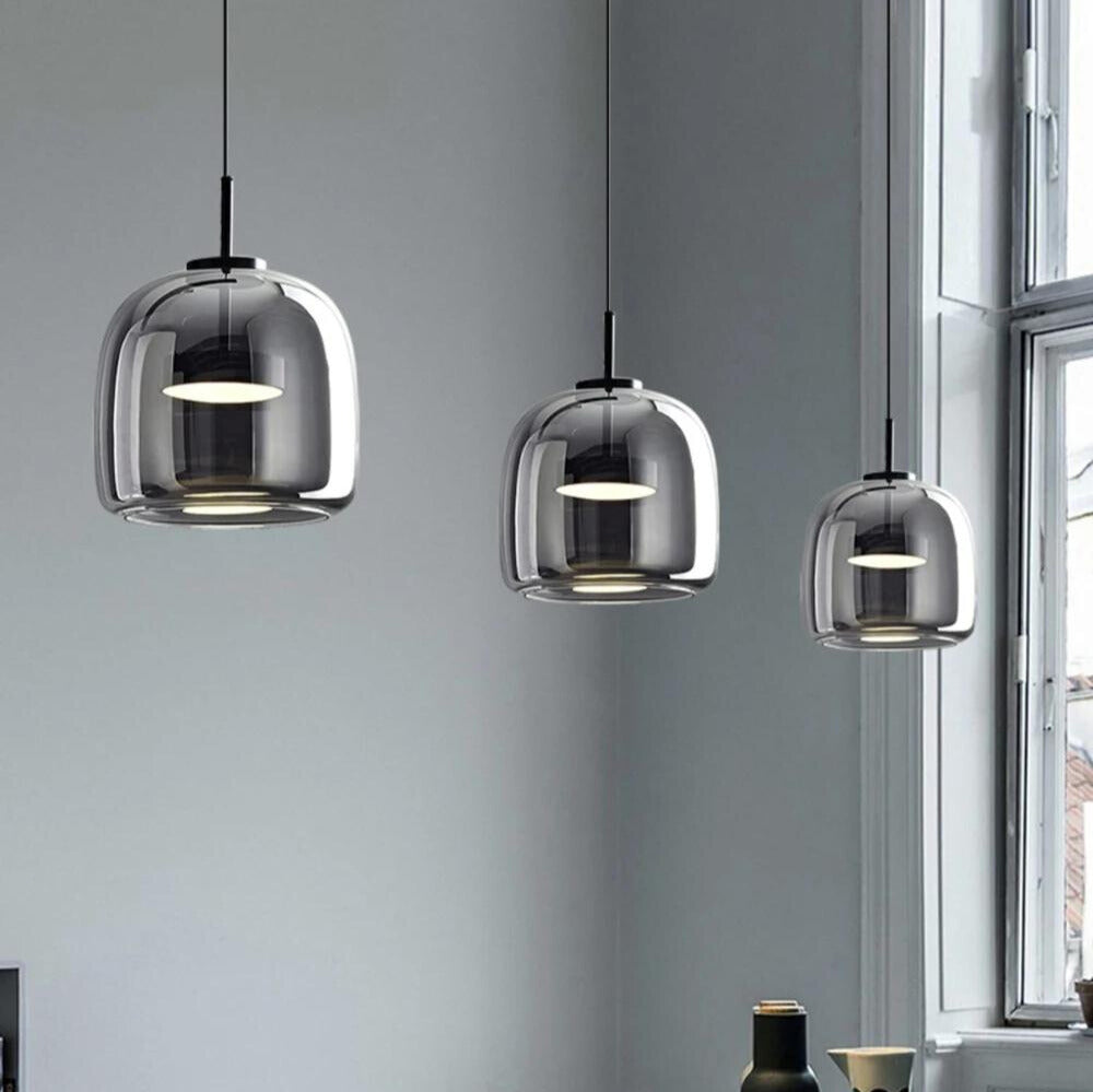Lámpara colgante de cocina estilo nórdico con accesorio de techo ajustable