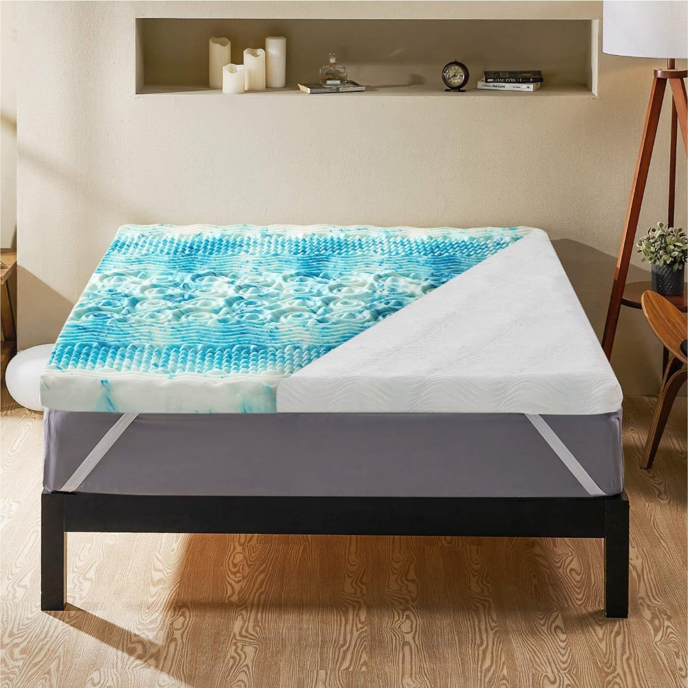 Cooling Egg Crate Foam Mattress Topper - product detail 9