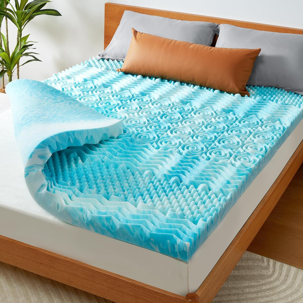 Cooling Egg Crate Foam Mattress Topper - product detail 3