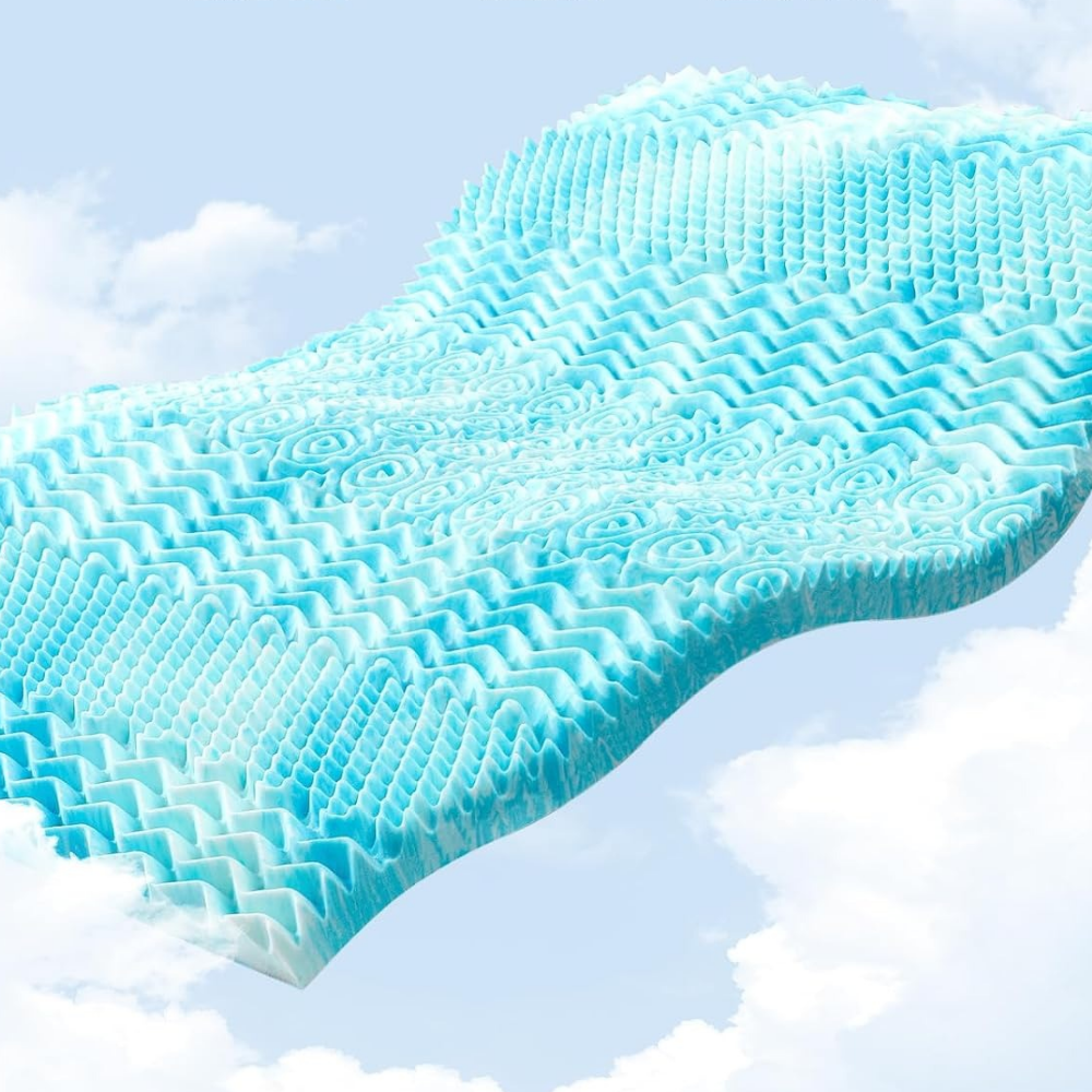 Cooling Egg Crate Foam Mattress Topper - product detail 4