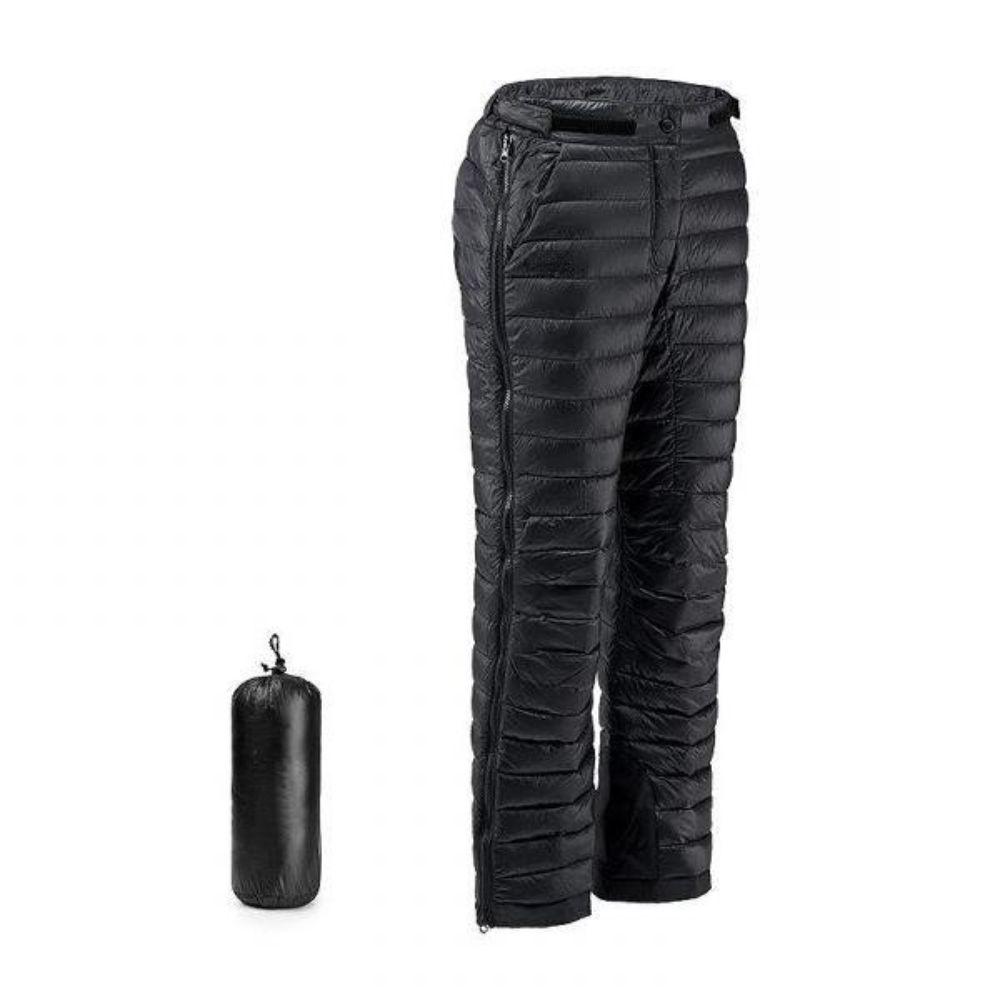 NOMOVA Outdoor Thermal Goose Down Pants Zipper Camping Hiking Skiing Trousers