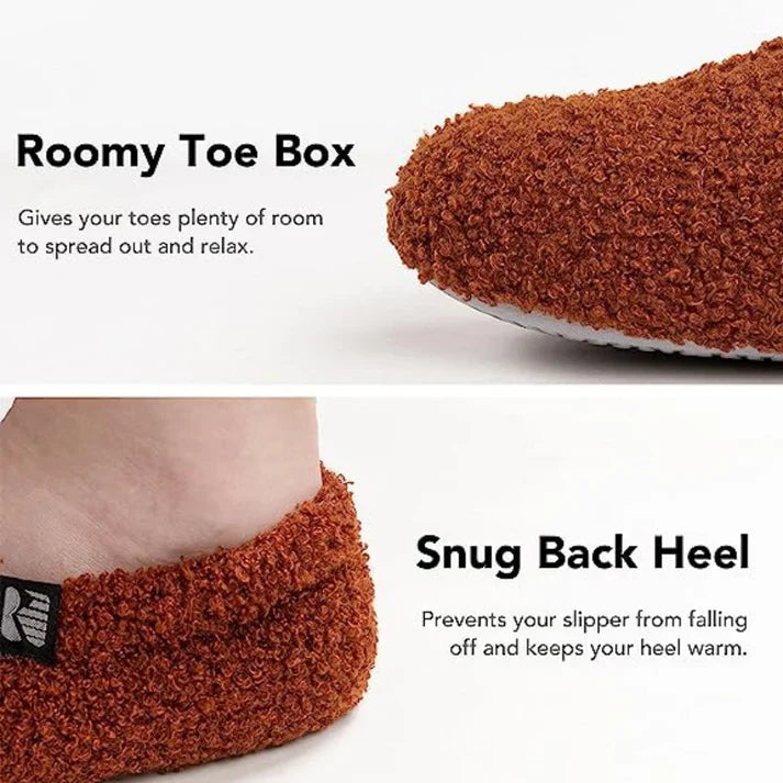 Fleeced Closed Back Indoor Slipper - product detail 7
