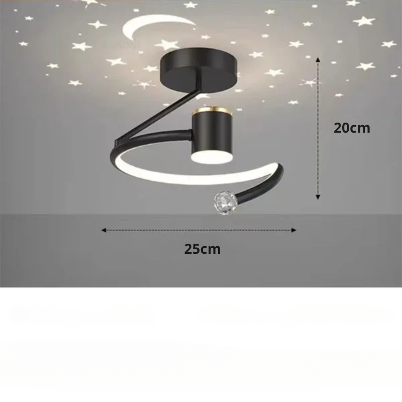 Luz de Techo LED Regulable con Efecto Estrellado para Iluminación de Habitaciones