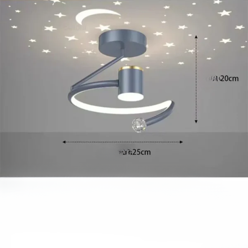 Luz de Techo LED Regulable con Efecto Estrellado para Iluminación de Habitaciones