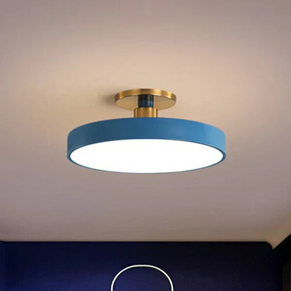 Luz de techo LED redonda moderna y minimalista para el hogar