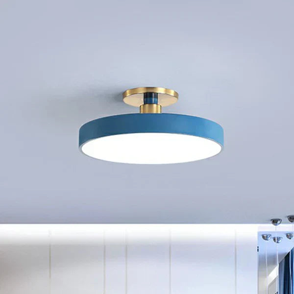 Luz de techo LED redonda moderna y minimalista para el hogar