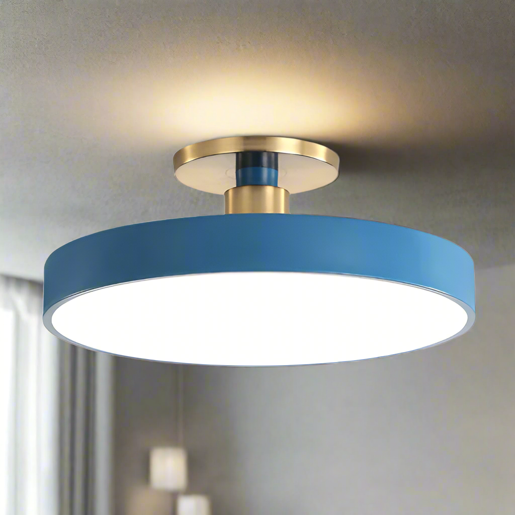 Luz de techo LED redonda moderna y minimalista para el hogar