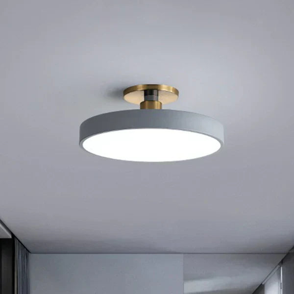 Luz de techo LED redonda moderna y minimalista para el hogar
