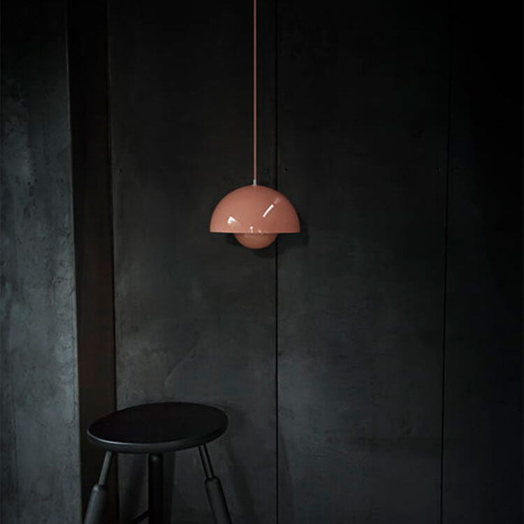 Lámpara colgante Nordic Dome Iluminación de techo contemporánea y minimalista