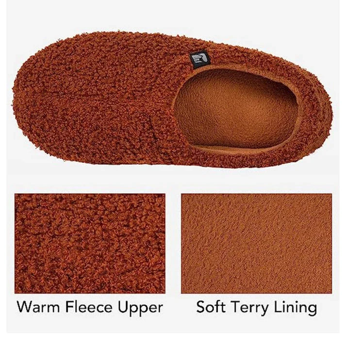 Fleeced Closed Back Indoor Slipper - product detail 10