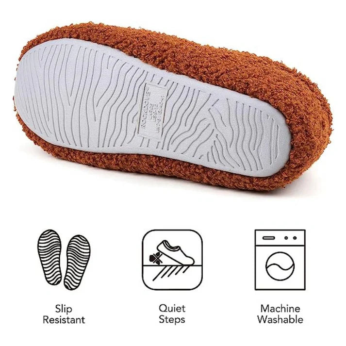 Fleeced Closed Back Indoor Slipper - product detail 9