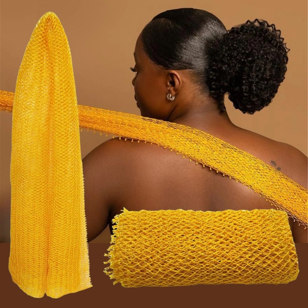 NOMOVA African Net Sponge Exfoliating Bath Scrubber