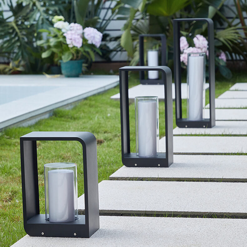 Luz moderna para senderos y jardines exteriores