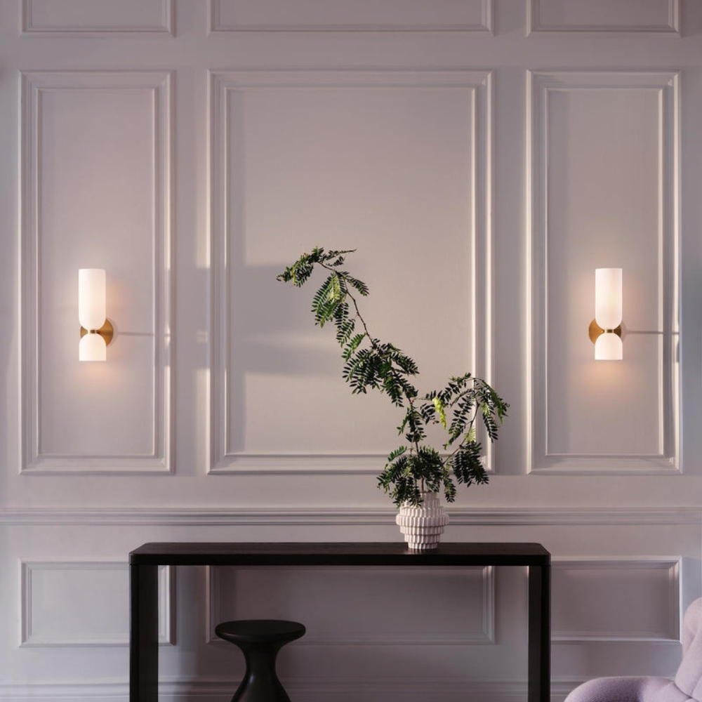 Lámpara de pared cilíndrica elegante para el hogar