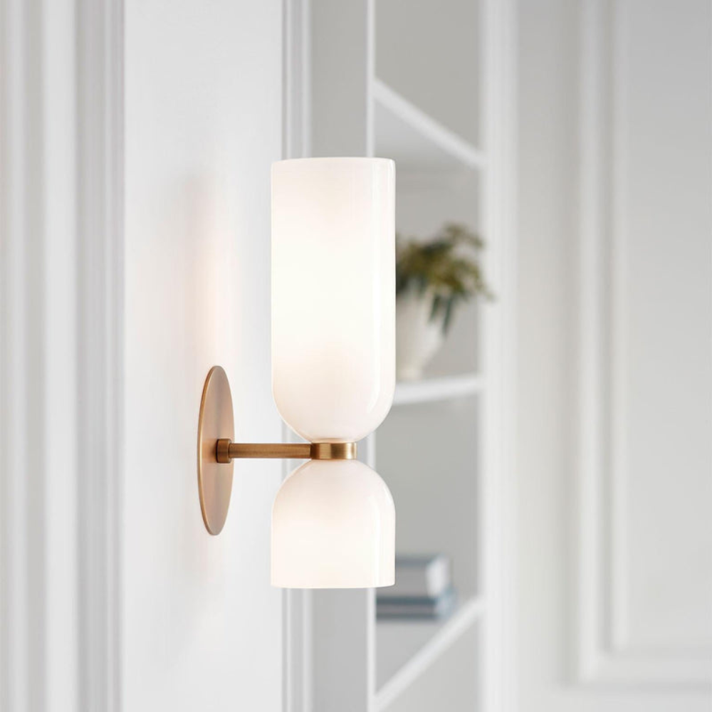 Lámpara de pared cilíndrica elegante para el hogar