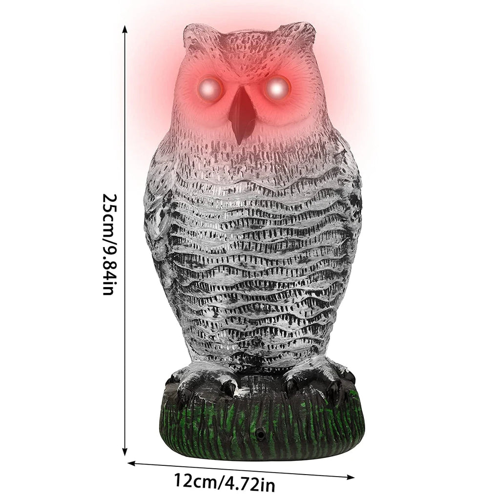 Realistic Owl Decoy Bird Repeller - product detail 4