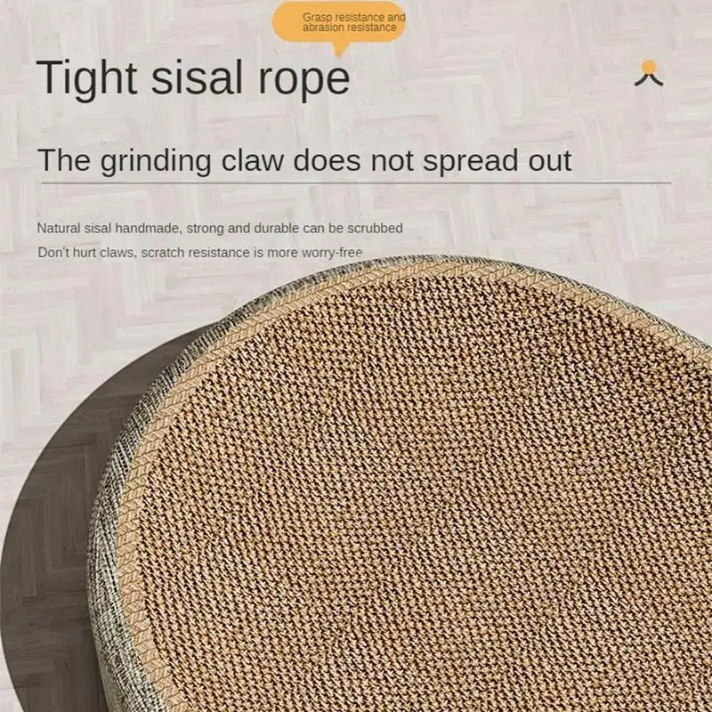 Oval Sisal 2 in 1 Cat Scratcher Bed - product detail 2