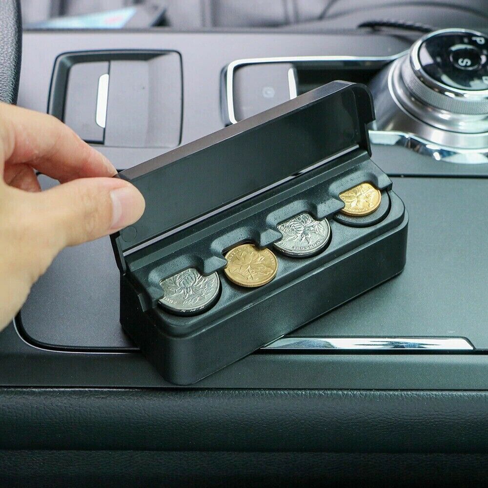 Car Coin Holder Easy Access Loose Change Storage - product image 5