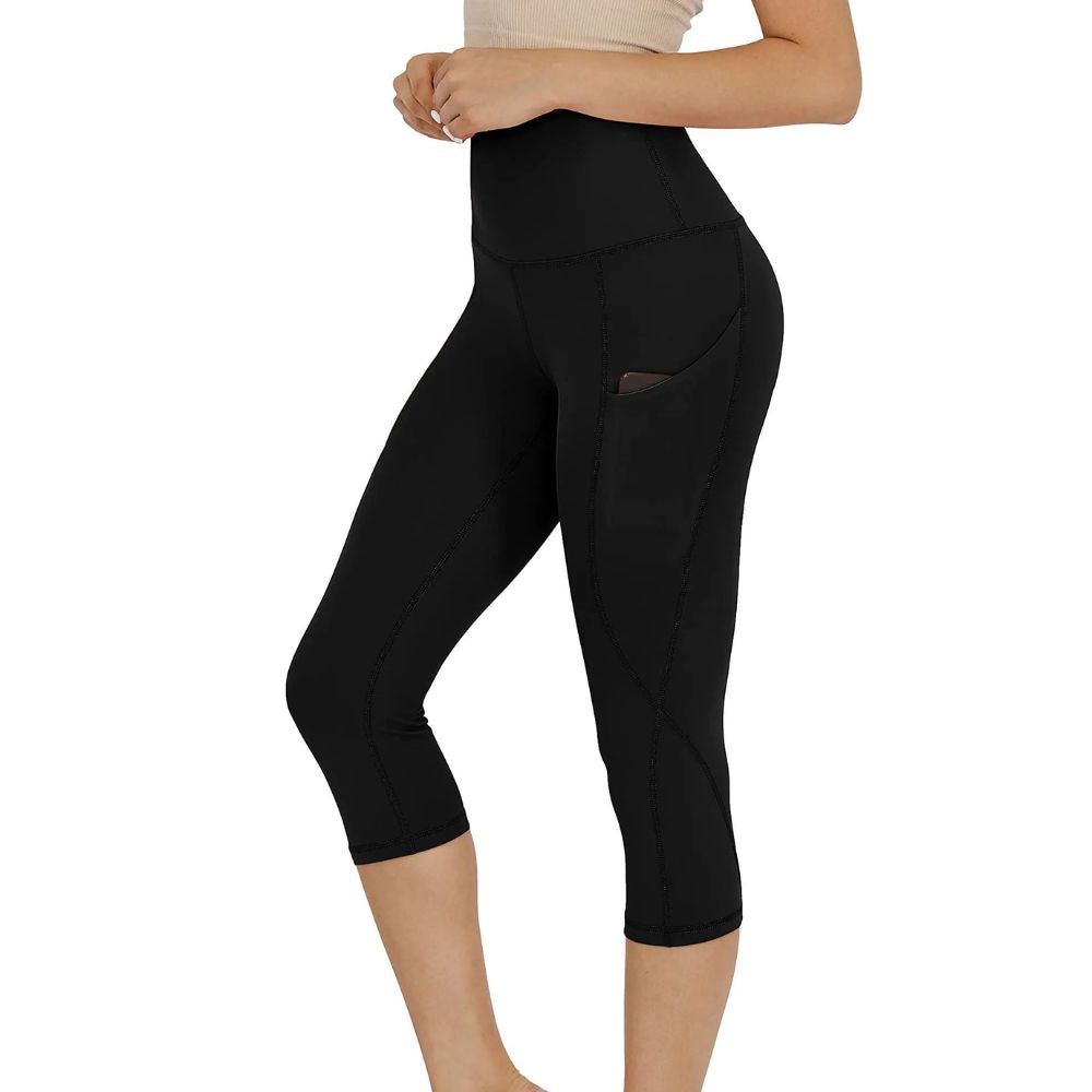 Ladies Capri Cotton Pants Leggings with Pockets - product image 7
