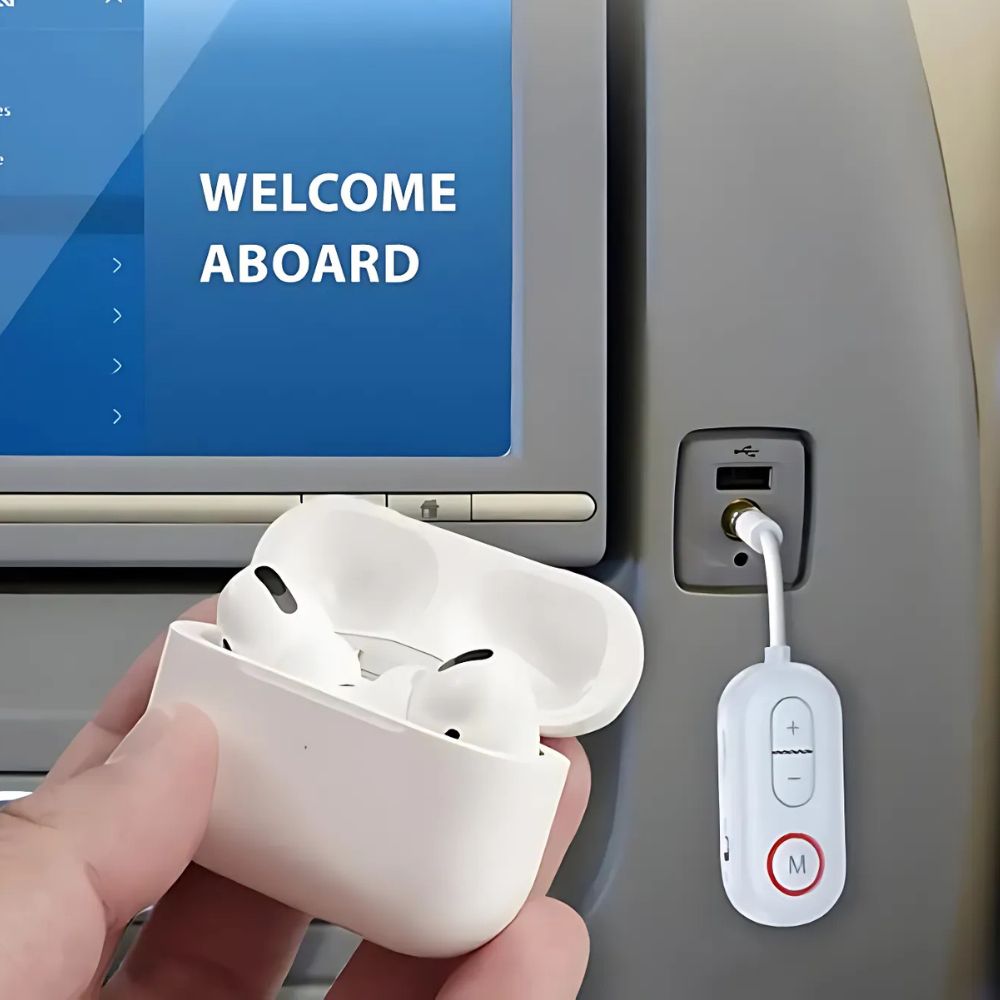 Wireless Bluetooth 5.4 Audio Transmitter Receiver Airplane Adapter with Mic - product image 4
