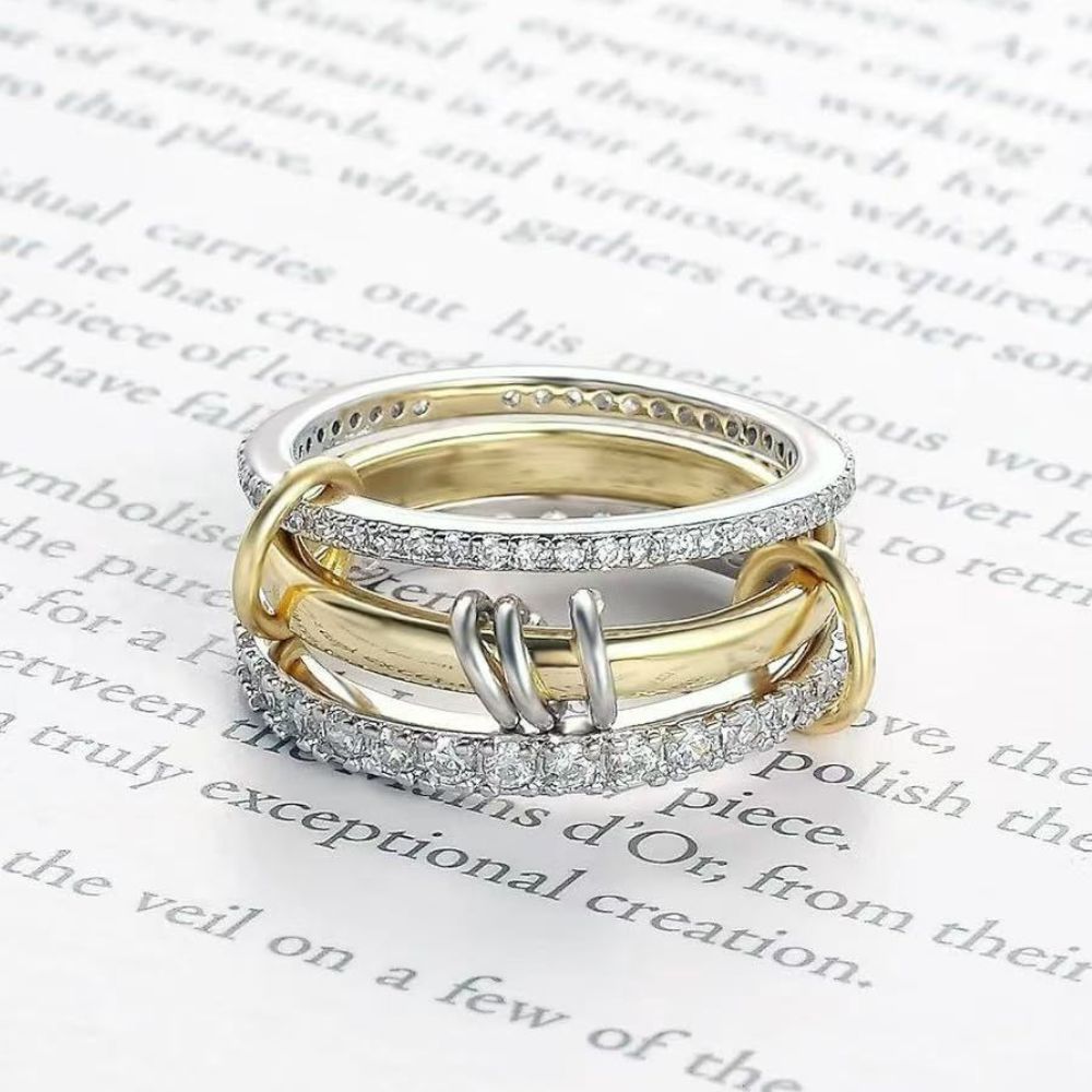 Trendy Gold Stackable Rings - product image 2