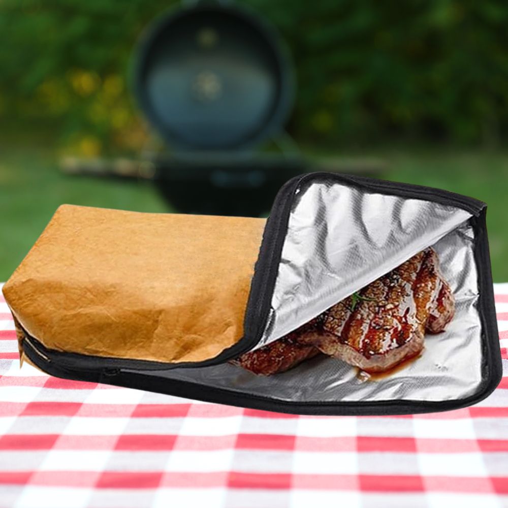 Insulated BBQ Meat Resting Blanket Bag with Handle - product detail 2