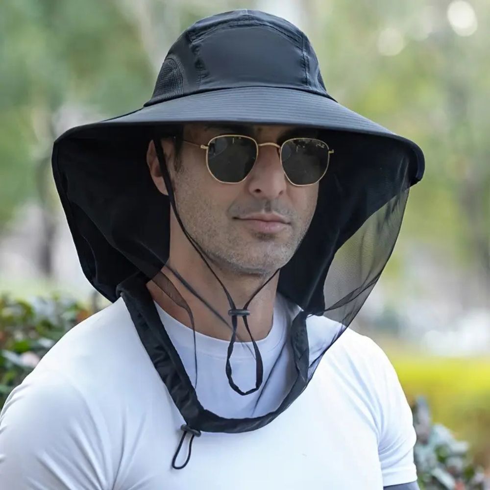 NOMOVA Breathable Sun and Mosquito Protection Wide Brim Hat