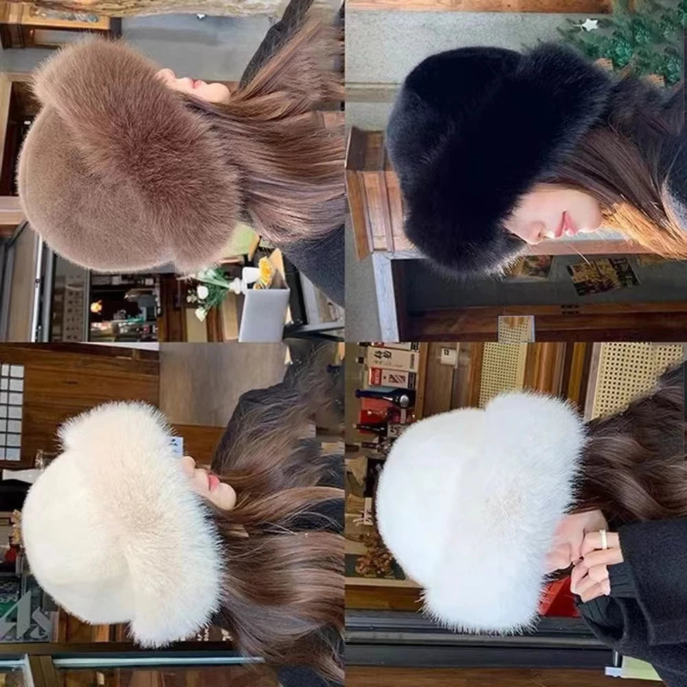 Women’s Plush Winter Bucket Hat - product detail 8