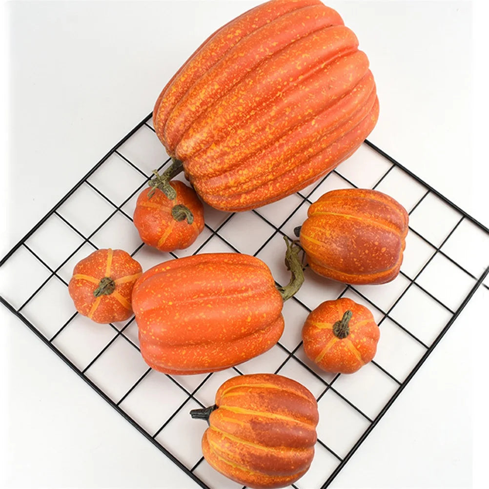 Realistic Fake Pumpkins Halloween Decor - product detail 2