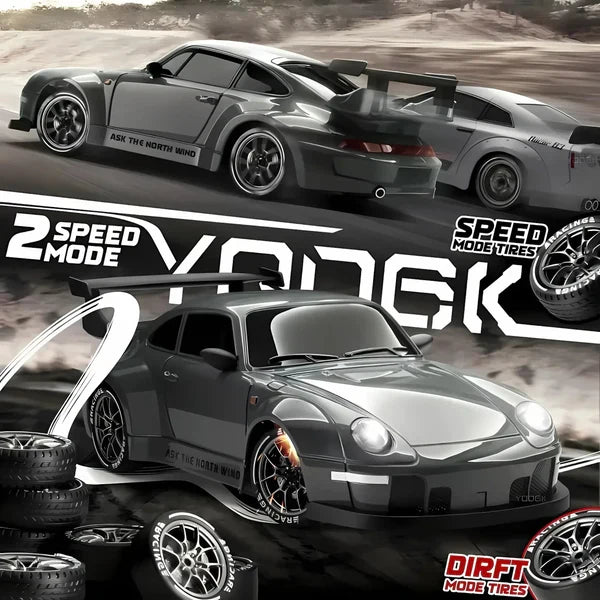 Retro Drift Master – 4WD RC Car with LED Lights - product image 8