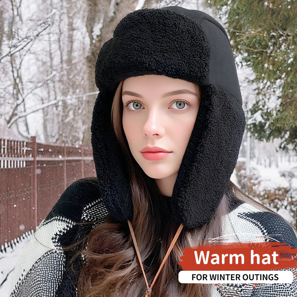 Fleece Trapper Hat Winter Bomber Hat - product detail 2