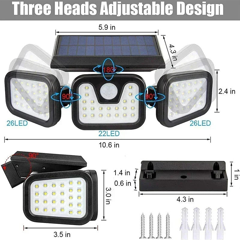 Motion Sensor Solar Light for Outdoor Use - product detail 5