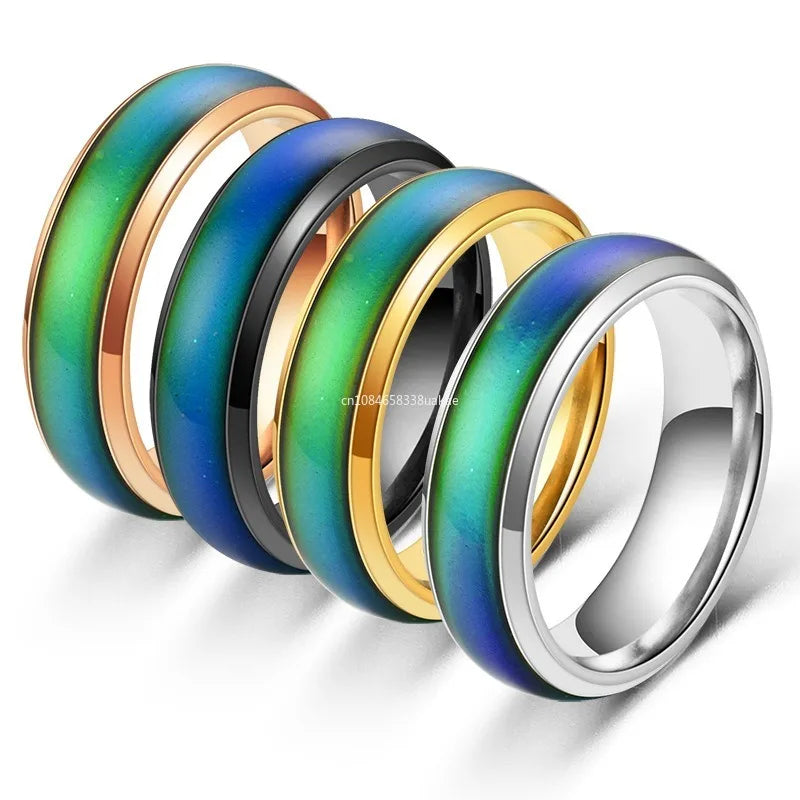 Stainless Steel Mood Ring - product detail 4