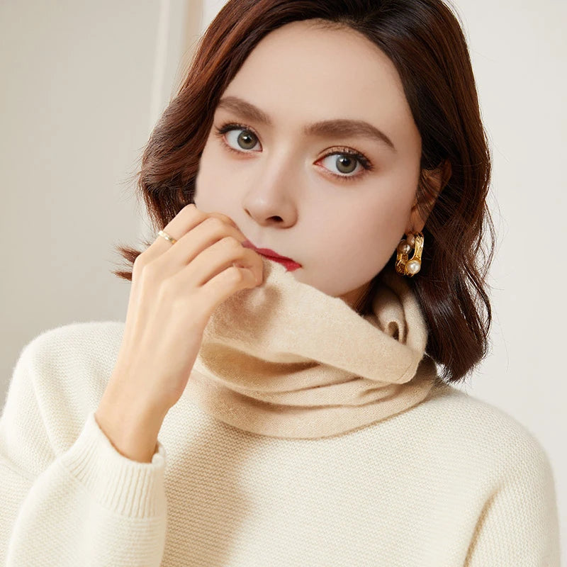 Merino Wool Face Mask and Winter Scarf - product detail 2