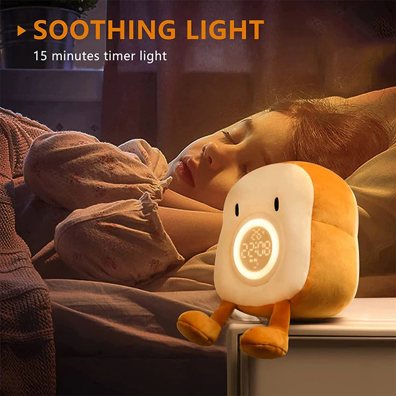 Alarm Clock Plushie with Night Light - product detail 3