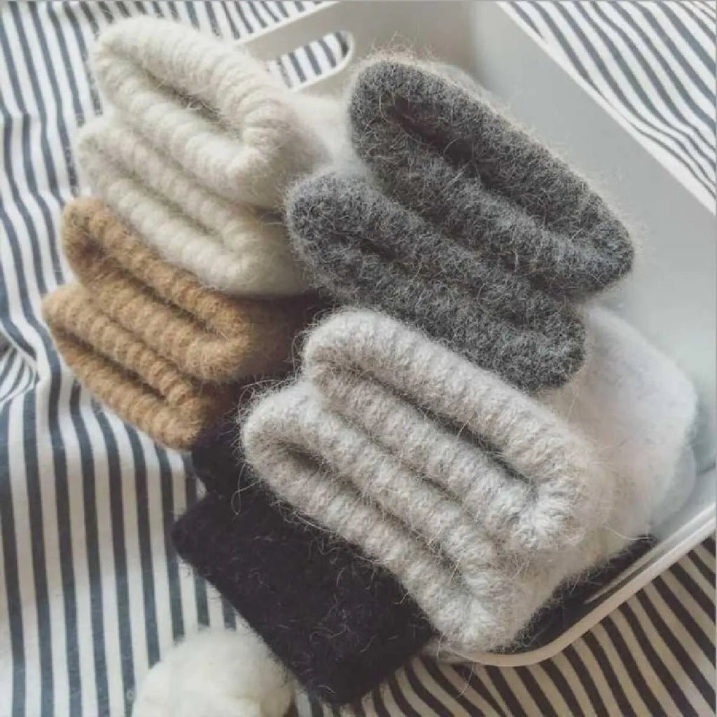 Cashmere Knit Mittens Winter for Women - product detail 3