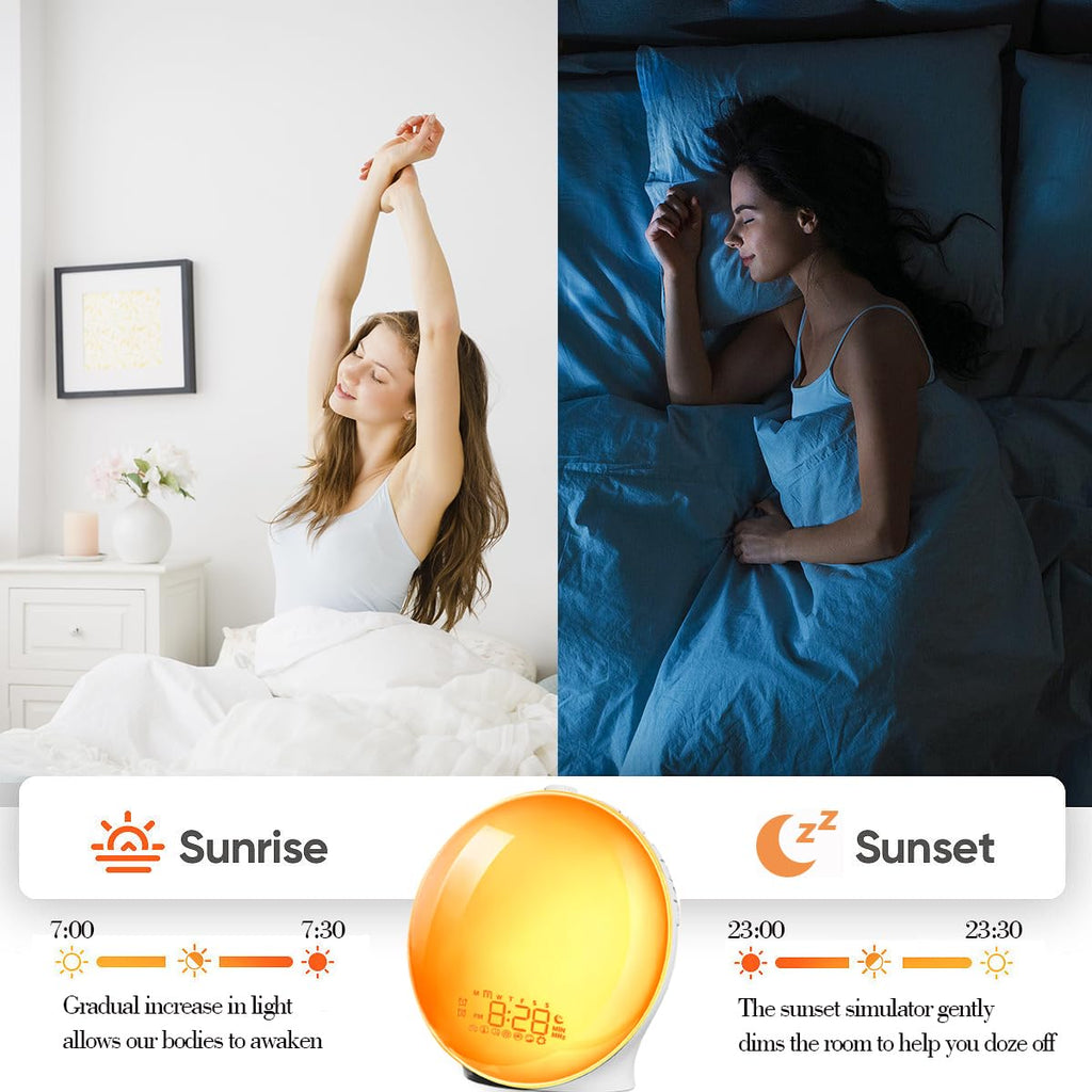 Light Alarm Clock With Nature Sounds - product detail 6