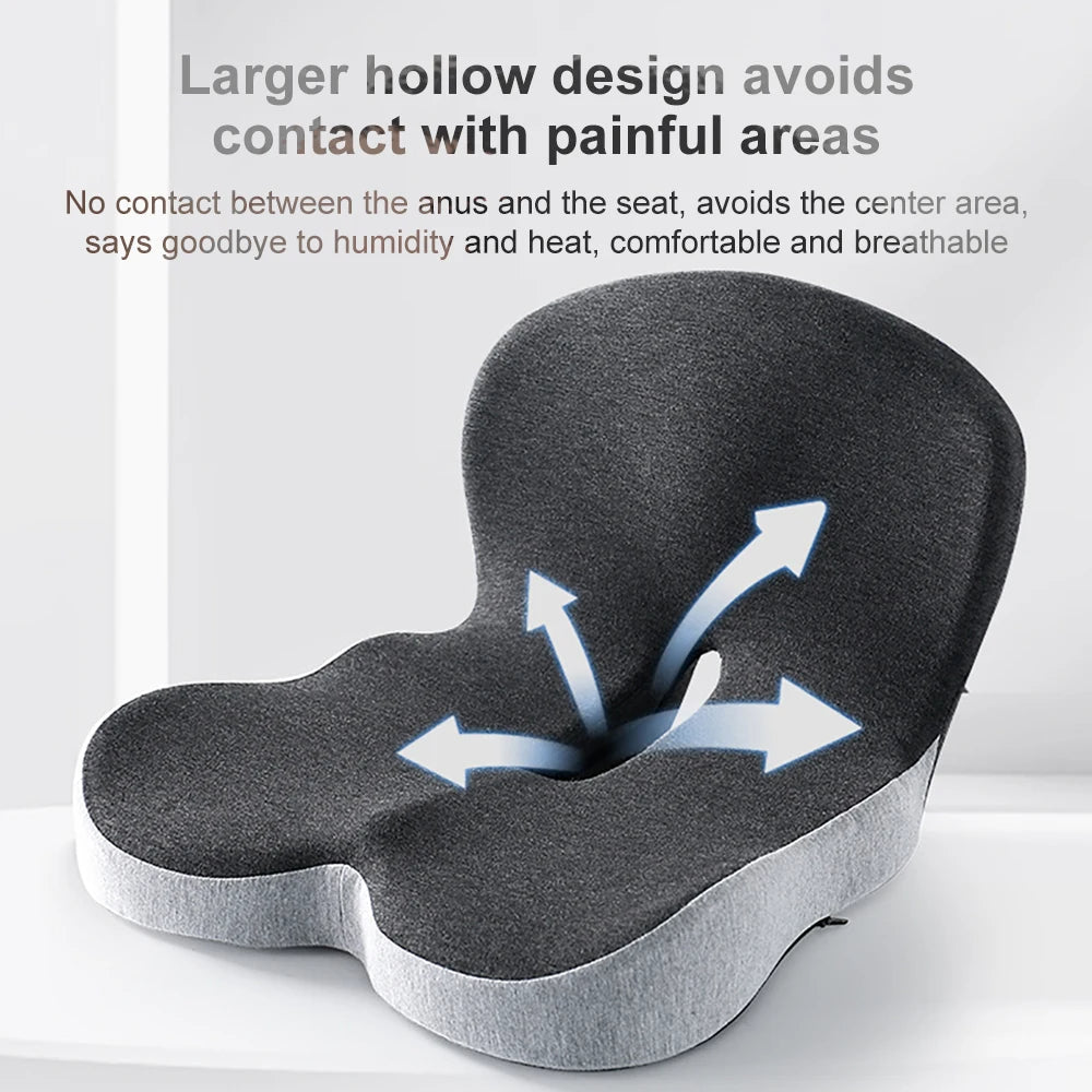 Memory Foam Lumbar Pillow Seat Cushion - product detail 4