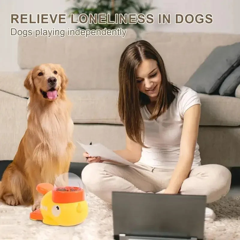 Interactive Cartoon Duck Dog Puzzle Feeder - product detail 2