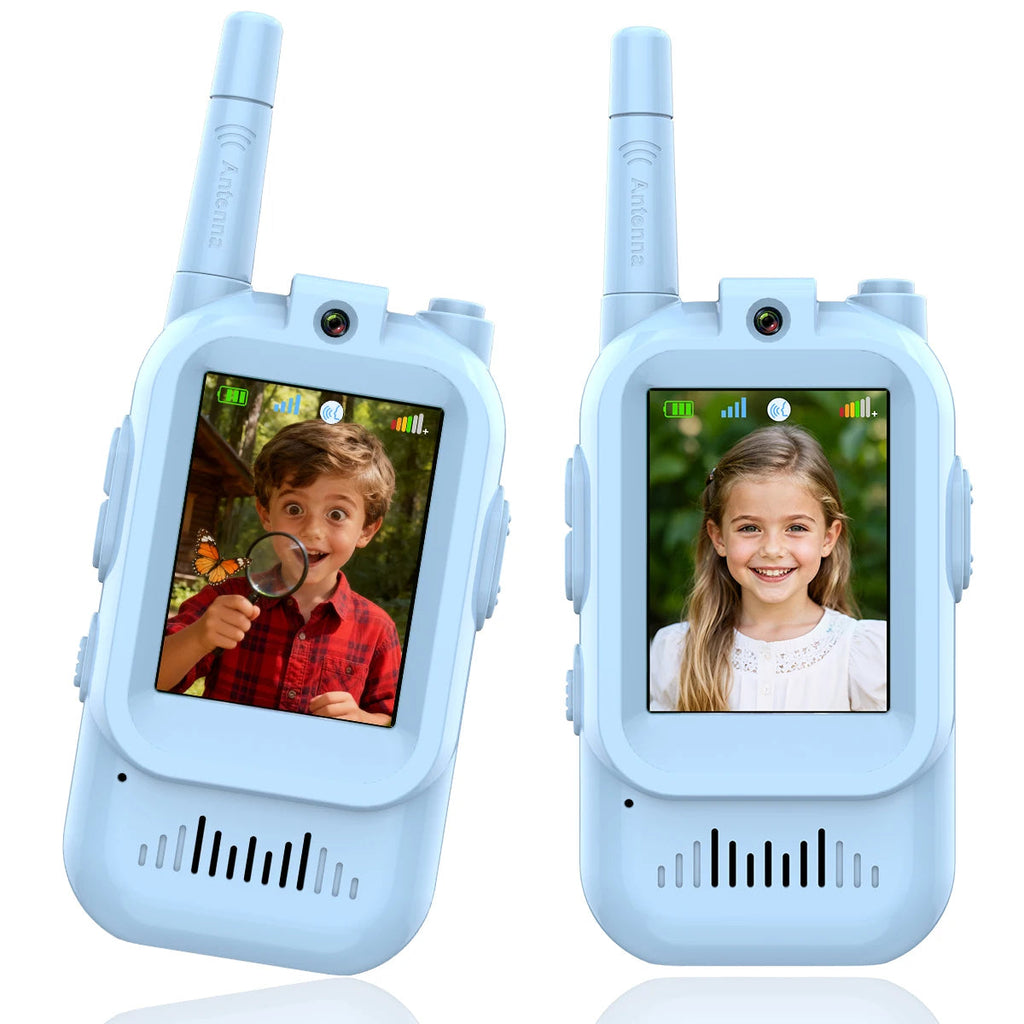 NOMOVA Childrens 2 Pack Video Walkie Talkie